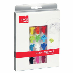 vacuvin バキュバン グラスマーカー 12キャラクター入