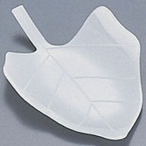 ソリア リーフプレート 50個入 ホワイト PS32142