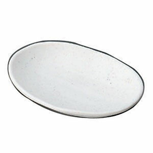 Oval Dishes - マイン メラミンウェア 白 小判皿 小 M11-114