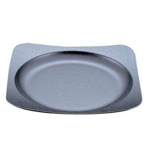 渕丸角皿 黒石目 M-5-54