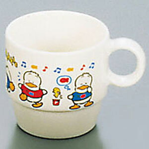 台和 メラミンお子様食器 アヒルのペックル カップのサムネイル