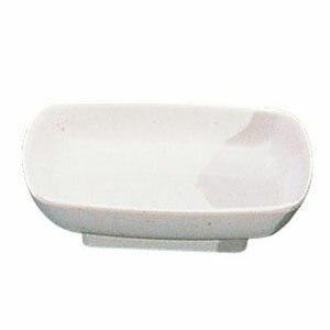 メラミン「グレイ・ストーン」角小皿 IL-7513