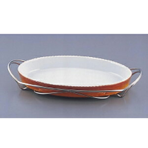 SAシャトレ 小判グラタンセット 茶 12-PC200-40