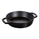 ストウブ staub ラウンド 両手フライパン 34cm ブラック 40511-073 日本正規品業務用