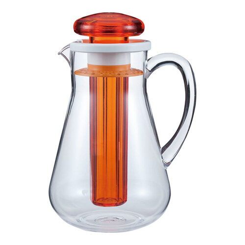 三宝産業 YUKIWA UK アクリルウォーターピッチャー カラー 1.9L オレンジ