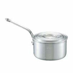 アルミ キング 深型 片手鍋 目盛付 15cm