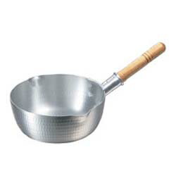 ナカオ アルミ打出 雪平鍋 目盛付 21cm 両口