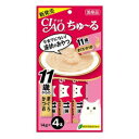 いなばペットフード CIAO チャオ ちゅーる 11歳からのまぐろ かつお 14g×4本