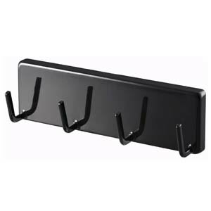 山崎実業 ウォールキッチンツールフック タワー ブラック 07124
