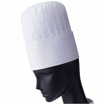 コック帽 抗菌 ホワイト 白 L FH-15 サーヴォ サンペックスイスト 業務用 ユニフォーム 制服 帽子