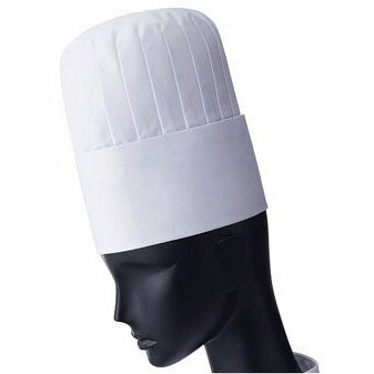 コック帽 抗菌 ホワイト 白 LL FH-15 サーヴォ サンペックスイスト 業務用 ユニフォーム 制服 帽子