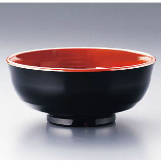 メラミン どんぶり碗 黒内ウルミ 790-BC