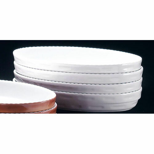 ロイヤル スタッキング 小判グラタン皿 ホワイト PB240-32