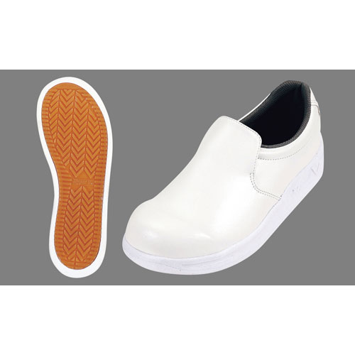 日進ゴム ハイパーV 厨房スニーカー #5000 ホワイト 23.5cm