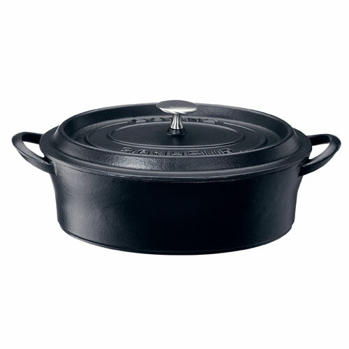 イシガキ ボン・ボネール ココットオーバル 14cm BK ブラック