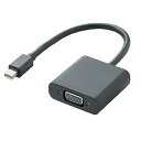 エレコム ELECOM Mini DisplayPort-VGA変換アダプタ ブラック AD-MDPVGABK(2)