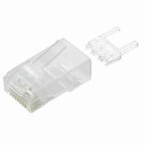 【送料無料】ポスト投函 エレコム ELECOM ツメの折れないLANコネクタ（Cat6） LD-6RJ45T10/T