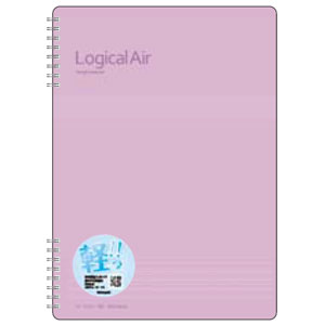ロジカルエアー Wリングノート A4 NW-A403A ナカバヤシ