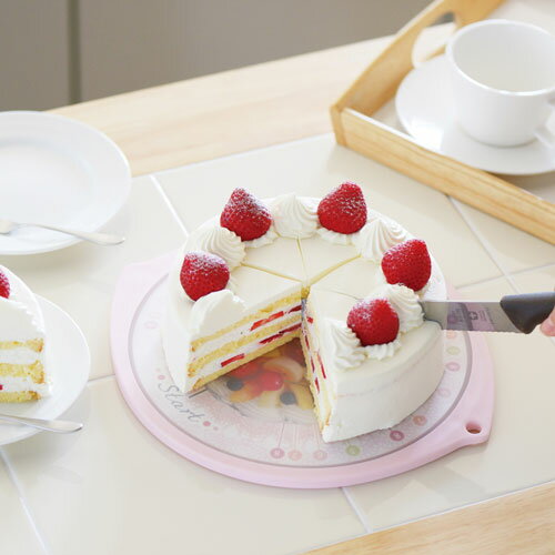 川崎合成樹脂 マミースマートボード ピンク MS-060 まな板 カットボード ケーキ 切り分け