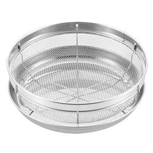 金伊工業 鮮食派宣言 浅ザル&トレーセット ミニ 19cm 箱入