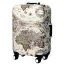 T&S ティーアンドエス LEGEND WALKER LUGGAGE COVER 9077 スーツケースカバー Lサイズ 地図柄 9077-L