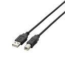 エレコム ELECOM USB2.0ケーブル 1.0m ※コネクタ部分を除く U2C-BN10BK(2)