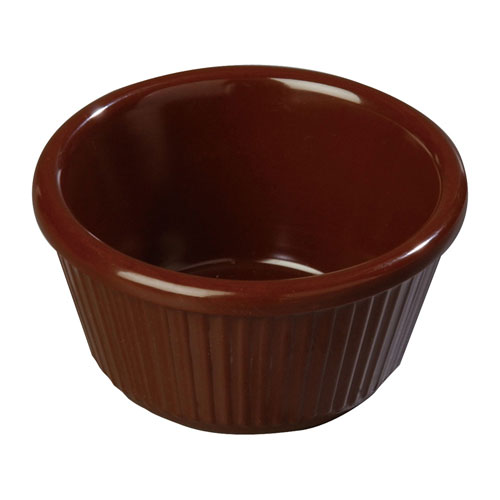 カーライル フルーテッドラメキン ブラウン 86×45mm S287