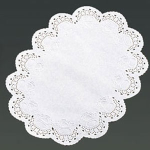 耐油レースペーパー 小判型 12号 500枚入