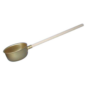 Soup Ladle （Holed） - アルマイト 水杓子 17cm