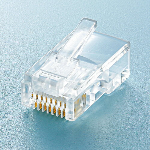 サンワサプライ RJ-45コネクタ より線用 10個入り ADT-RJ45-10N