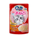 ユニ・チャーム 銀のスプーン パウチ 健康に育つ子ねこ用 まぐろ・かつおにささみ入り 60g 3482022