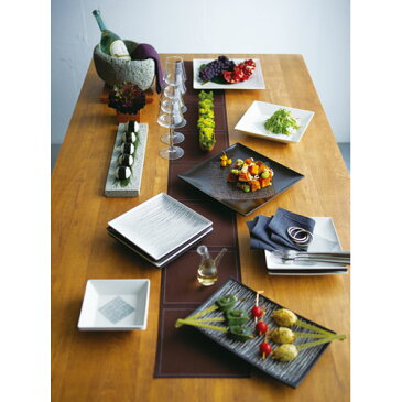 エルバ スクエア プレート 白 (M)7 3/4インチ REL1301