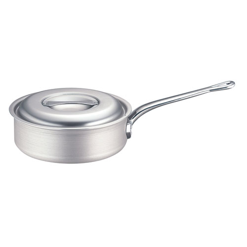 TKG IHアルミ 浅型片手鍋 24cm