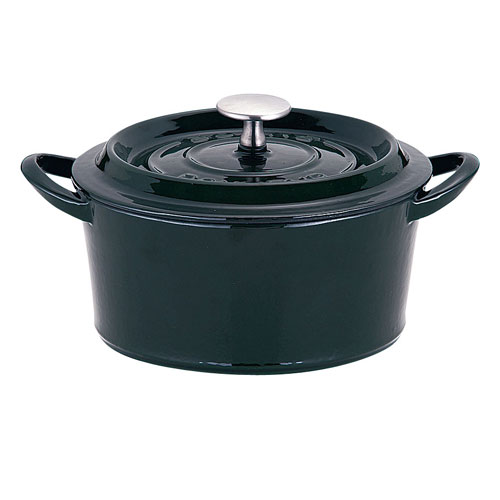 イシガキ ボン・ボネール ココット 20cm マジョリカグリーン