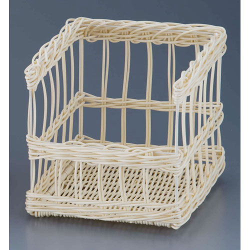 萬洋 樹脂フランスパンスタンド 前開 白 小 91-110A