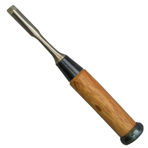 Chisels - 角利産業 角利 木彫細工のみ 赤樫柄 三角 9mm 41496