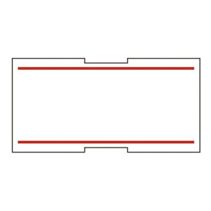 新盛インダストリーズ 1Lラベル 一般 赤 上下線 1LUDH