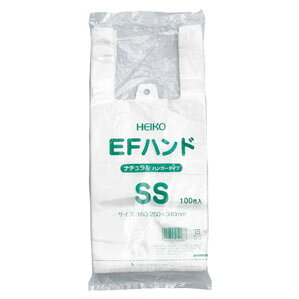 レジ袋 EFハンドSS ナチュラル 半透明 100枚入 006645921