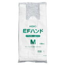 レジ袋 EFハンドM ナチュラル 半透明 100枚入 006645923