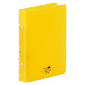 LIHIT LAB リヒトラブ リングファイル ツイストリング 2穴 黄 F-5006-5