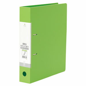 LIHIT LAB リヒトラブ リクエスト D型リングファイル A4S 黄緑 G2240-6