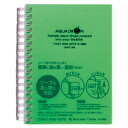 LIHIT LAB リヒトラブ AQUA DROPs ツイストリング ノート A6 黄緑 N-1665-6