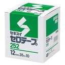 積水化学工業 セロテープNo.252 10巻 箱入り 12mm×35m C10BX01