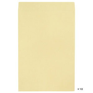 寿堂紙製品工業 クラフト封筒マチ付 100g 角3 10枚入 03853