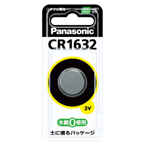 パナソニック PANASONIC リチウムコイン電池 CR-1632 パナソニック PANASONIC リチウムコイン電池 CR-1632