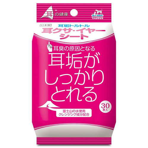 トーラス 耳垢トルトル 耳クサ・イヤー シート 30枚入 ペット用品 犬 猫 ケア 耳掃除