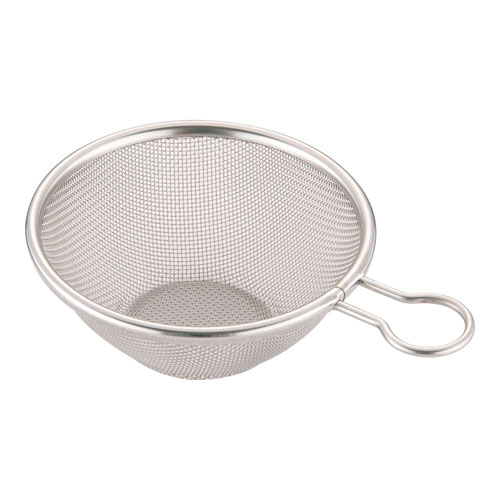 新越金網 TSステンレス頑丈なザル プチリング付 16メッシュ 13cm