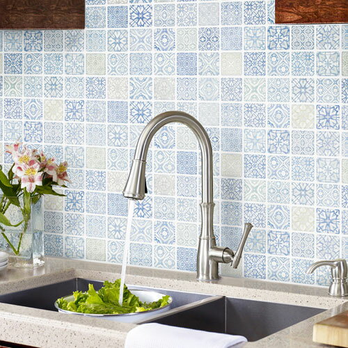 マスターリンクス Dream Sticker タイルシール シャトー2 376mm×134mm×1mm SWT-3 貼るだけ リメイク DIY