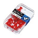 コクヨ プラスチック画鋲 ダルマタイプ 15本入 赤 カヒ-20NR