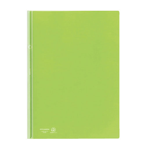 コクヨ レールクリヤーホルダー カラーズPET A4縦 約20枚収容 イエローグリーン フ-TPC760YG